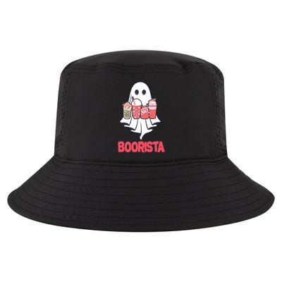Coffee Boorista Ghost Halloween Barista Cool Comfort Performance Bucket Hat