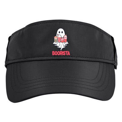 Coffee Boorista Ghost Halloween Barista Adult Drive Performance Visor