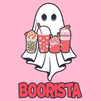 Coffee Boorista Ghost Halloween Barista Toddler T-Shirt