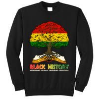 Celebrate Black History Honoring The Past Inspiring The Future Tree Root Book Sweatshirt