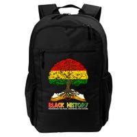Celebrate Black History Honoring The Past Inspiring The Future Tree Root Book Backpack