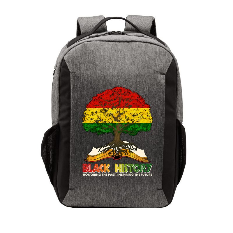 Celebrate Black History Honoring The Past Inspiring The Future Tree Root Book Vector Backpack