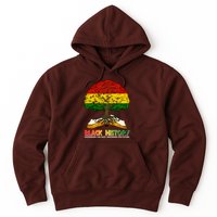 Celebrate Black History Honoring The Past Inspiring The Future Tree Root Book Hoodie