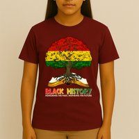 Celebrate Black History Honoring The Past Inspiring The Future Tree Root Book T-Shirt