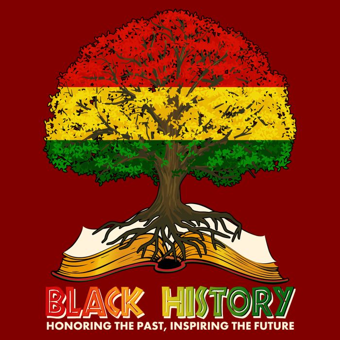 Celebrate Black History Honoring The Past Inspiring The Future Tree Root Book T-Shirt