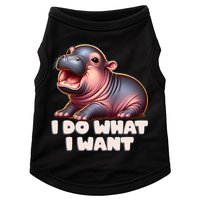 Cute Baby Hippo Moo Deng I Do What I Want Doggie Tank