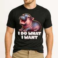 Cute Baby Hippo Moo Deng I Do What I Want Performance Shirt
