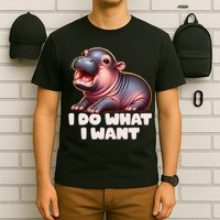 Cute Baby Hippo Moo Deng I Do What I Want T-Shirt