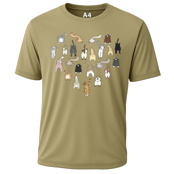 Cat Butt Heart Cooling Performance Crew T-Shirt