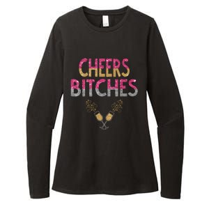 Cheers Bitches Happy New Years Eve Gift For Women Womens CVC Long Sleeve Shirt