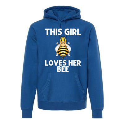 Cute Bee Honey Bee Keeper Beekeeping Save Bees Gift Premium Hoodie