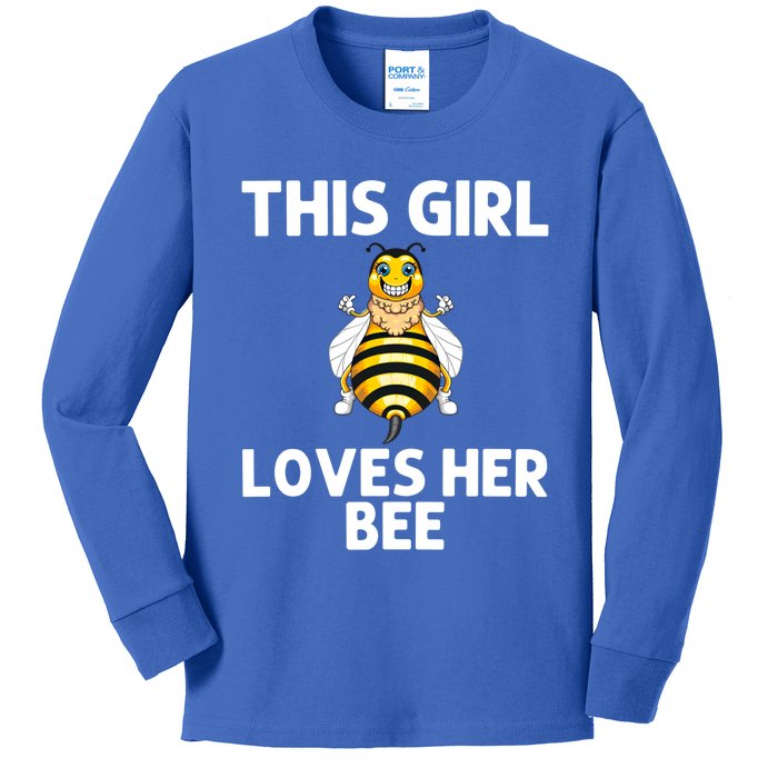 Cute Bee Honey Bee Keeper Beekeeping Save Bees Gift Kids Long Sleeve Shirt