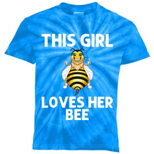 Cute Bee Honey Bee Keeper Beekeeping Save Bees Gift Kids Tie-Dye T-Shirt