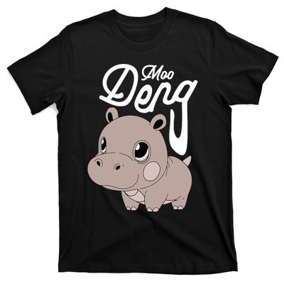 Cute Baby Hippo Moo Deng Cute Hippopotamus Moo Deng T-Shirt