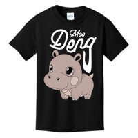 Cute Baby Hippo Moo Deng Cute Hippopotamus Moo Deng Kids T-Shirt