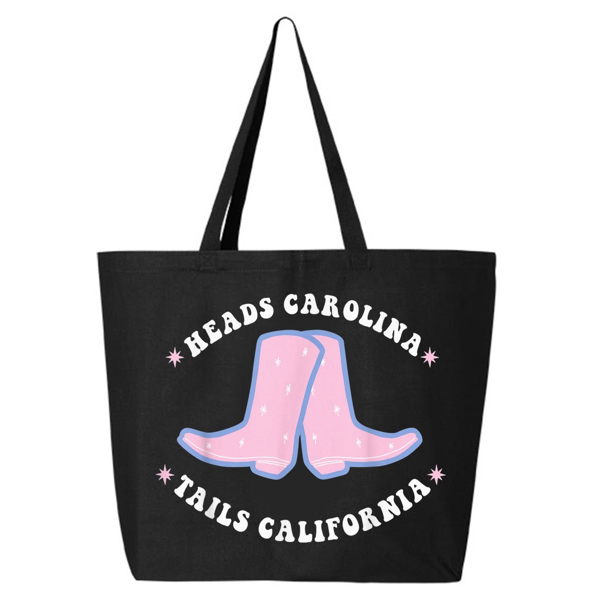 Cowgirl Boots Heads Carolina Tail California Western Country 25L Jumbo Tote