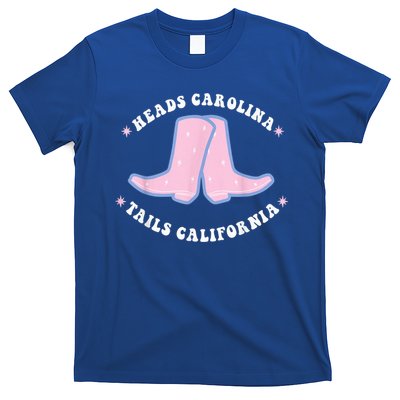 Cowgirl Boots Heads Carolina Tail California Western Country T-Shirt