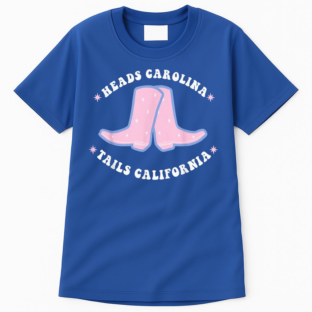 Cowgirl Boots Heads Carolina Tail California Western Country Tall T-Shirt