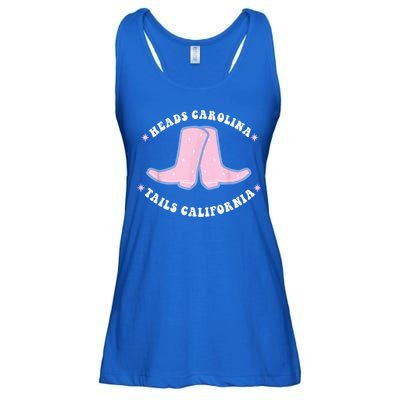 Cowgirl Boots Heads Carolina Tail California Western Country Ladies Essential Flowy Tank