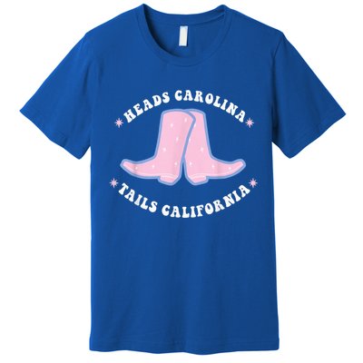 Cowgirl Boots Heads Carolina Tail California Western Country Premium T-Shirt