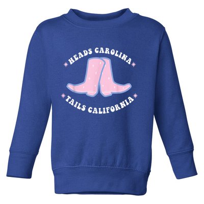 Cowgirl Boots Heads Carolina Tail California Western Country Toddler Sweatshirt