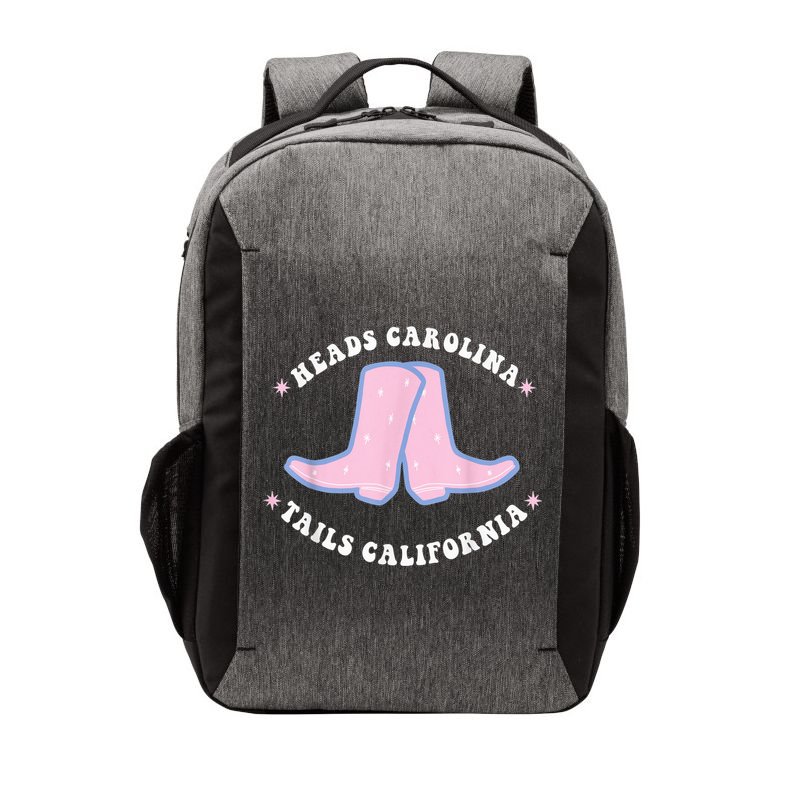 Cowgirl Boots Heads Carolina Tail California Western Country Vector Backpack