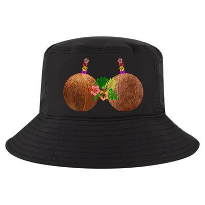 Coconut Bra Hawaii Luau Costume Funny Cool Comfort Performance Bucket Hat