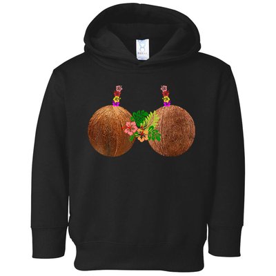 Coconut Bra Hawaii Luau Costume Funny Toddler Hoodie