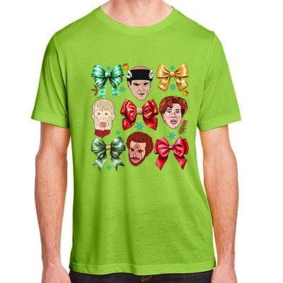 Coquette Bow Home Alone Christmas 90’S Comedy Adult ChromaSoft Performance T-Shirt