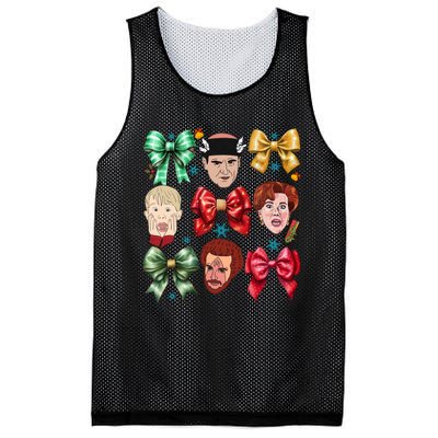 Coquette Bow Home Alone Christmas 90’S Comedy Mesh Reversible Basketball Jersey Tank