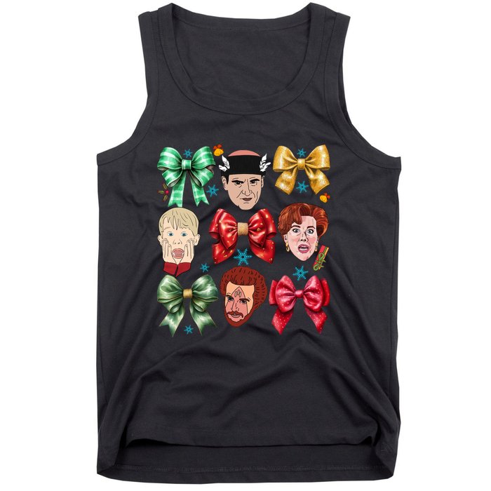 Coquette Bow Home Alone Christmas 90’S Comedy Tank Top