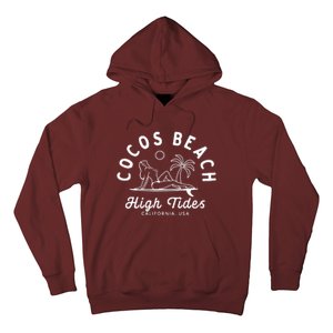 Cocos Beach High Tides California Usa Hoodie