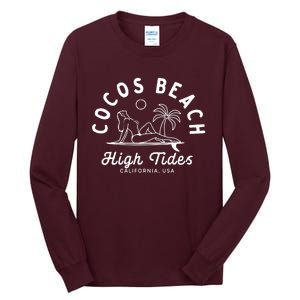 Cocos Beach High Tides California Usa Tall Long Sleeve T-Shirt