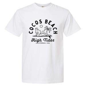 Cocos Beach High Tides California Usa Garment-Dyed Heavyweight T-Shirt