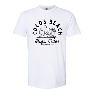 Cocos Beach High Tides California Usa Softstyle CVC T-Shirt