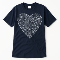 Circuit Board Heart Tall T-Shirt