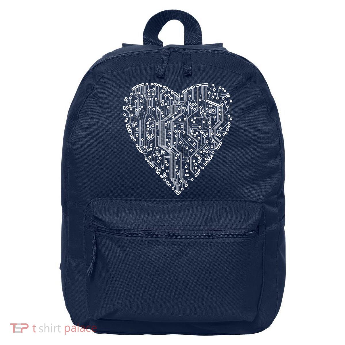 Circuit Board Heart 16 in Basic Backpack
