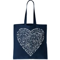 Circuit Board Heart Bag