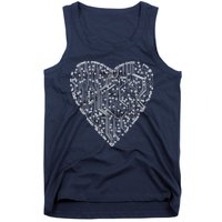Circuit Board Heart Tank Top