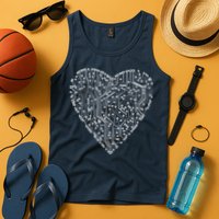 Circuit Board Heart Tank Top