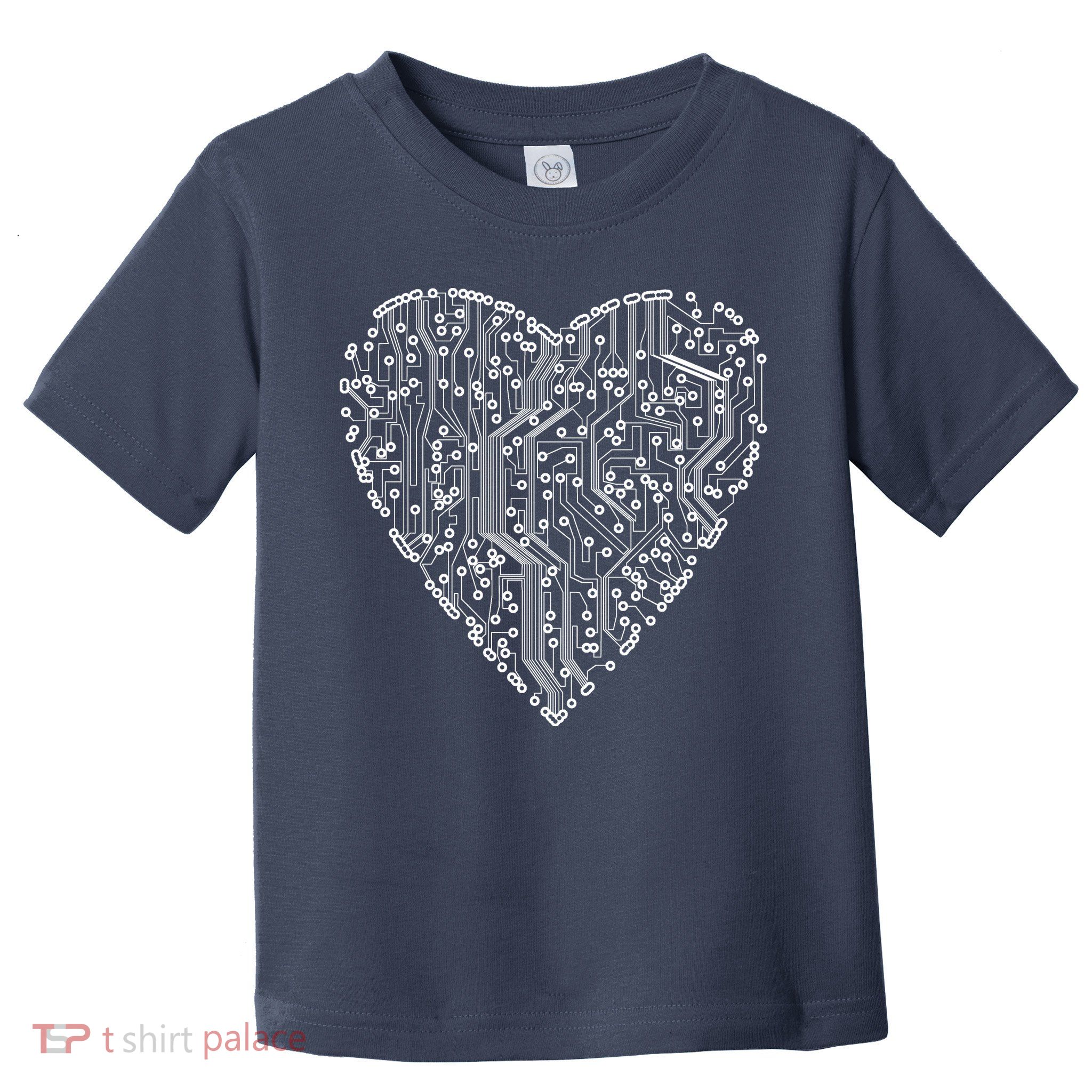 Circuit Board Heart Toddler T-Shirt