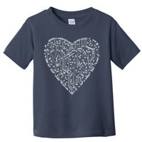 Circuit Board Heart Toddler T-Shirt