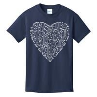 Circuit Board Heart Kids T-Shirt