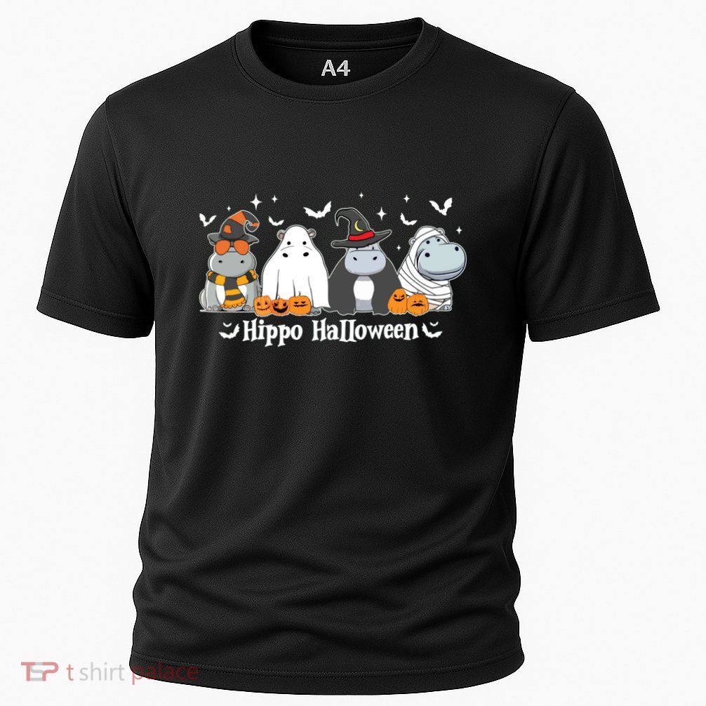 Cute Baby Hippo Moo Deng Fall Cooling Performance Crew T-Shirt