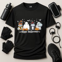 Cute Baby Hippo Moo Deng Fall Performance Shirt