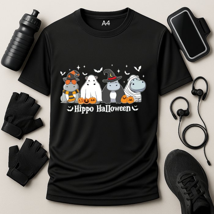 Cute Baby Hippo Moo Deng Fall Performance Shirt
