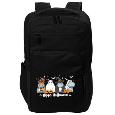 Cute Baby Hippo Moo Deng Fall Impact Tech Backpack