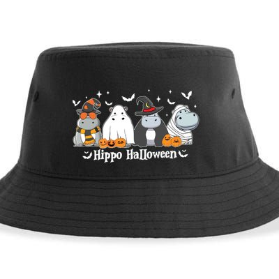Cute Baby Hippo Moo Deng Fall Sustainable Bucket Hat