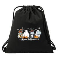 Cute Baby Hippo Moo Deng Fall Drawstring Bag