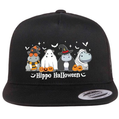 Cute Baby Hippo Moo Deng Fall Flatbill Hat